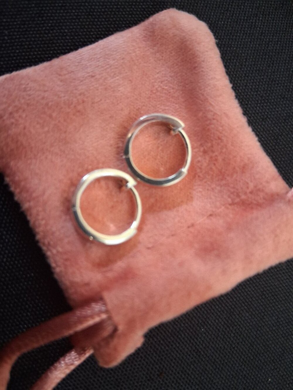 Mejuri Sterling Silver Bold Huggie Hoops
